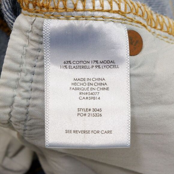 Cabi Jeans Womens 8 Slim Boyfriend Distressed Blue Low Mid Measures 33 x 29.5 - Picture 5 of 11